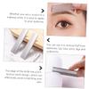 BATHVEVE 100pcs Stainless Steel Eyebrow Shaving Razor Single Blade Makeup Tool Eyebrow Trimmer Safety Guards for Easy Shaping view 2
