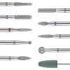 Nail Drill Bit Set, 10 Pcs Russian Manicure Drill Bits Mini Sanding Bands for Nail Drills Diamond Nails Drills Bits Professional Cuticle Removal Bit Rotary Burrs Diamond Manicure Set for Home Salon view 4