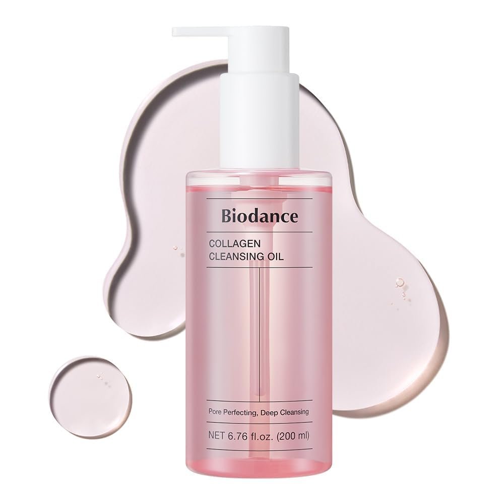 BIODANCE Collagen Cleansing Oil, Facial Oil Cleanser, Gentle Makeup Remover, Removes Bleackhed and Whitehead for Sensitive Skin, Oily Skin, Korean Skin Care, Gifts for Women6.76 fl. oz. (200 ml)