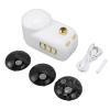YUEYASHUX Train Air Humidifier Projector Cartoon Retro Soft Light Desktop Humidifier Night Light Bedroom Office (White) view 1