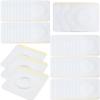 Winsyison 50pcs Disposable Castor Oil Packs, Self-Adhesive Organic Cotton Belly Button Pads, Highly Absorbent Castor Oil Patches for Abdomen Knees Feet- White view 1