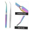 PAMINGONO 6pcs Nail Shaping Tweezers Cuticle Nippers for Nails Portable Manicure Tool view 4