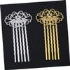 AUTSUPPL 10pcs Flower Hair Combs Bridal Comb for Women Girls Hair Jewelry Inserted Accessories view 4