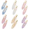 12 Pack No Crease Hair Clips Colorful No Bend Hairclips Flat Duckbill Clip Creaseless Hair Clips Flat Hairclip Alligator Hair Barrette Makeup Hair Clip Salon Hairstyle Accessories for Women Girls view 1