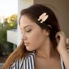 12 Pack No Crease Hair Clips Colorful No Bend Hairclips Flat Duckbill Clip Creaseless Hair Clips Flat Hairclip Alligator Hair Barrette Makeup Hair Clip Salon Hairstyle Accessories for Women Girls view 4