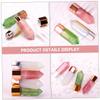 BAZEITFLOW 1pc Fine Oil Bottle Facial Massager Tool Rose Quartz Gua Board for Skincare and Face Beauty Essential Oil Diffuser for Improved Blood Circulation and Relaxation view 3
