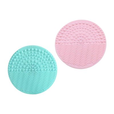 BAZEITFLOW 2pcs Silicone Makeup Brush Cleaning Pad Cosmetic Brush Cleaner for Easy Makeup Tool Maintenance and Non- Design