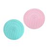 BAZEITFLOW 2pcs Silicone Makeup Brush Cleaning Pad Cosmetic Brush Cleaner for Easy Makeup Tool Maintenance and Non- Design view 1