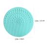 BAZEITFLOW 2pcs Silicone Makeup Brush Cleaning Pad Cosmetic Brush Cleaner for Easy Makeup Tool Maintenance and Non- Design view 2