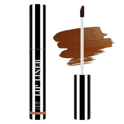ARMINACO Lip Stain Peel Off - Red Brown Terracotta Lip Tint for Women & Teens | Long Lasting, Waterproof, Non-Sticky, Hydrating | Bold Peel Off Lip Glaze for Sultry Makeup Look