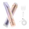 Bikini Trimmer for Women, 2 in 1 Women Electric Shaver Dual Head, Rechargeable Pubic Hair Trimmer with Waterproof, Painless Silk Glide Pro Shaver for Underarm Leg Arm Body Face Private Area view 1