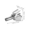 BATHVEVE Portable Manual Nose Hair Trimmer for Men Precise Nose and Ear Hair Cutter Compact Design for Travel Materials for Comfortable Use view 2