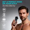 4-in-1 Electric Shaver, USB Rechargeable Shaver with Beard Trimmer, Facial Cleaning Brush, Nose Hair Trimmer, sideburns Cutter view 2