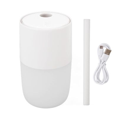 YUEYASHUX Portable Humidifier 300ml USB Timing Function Jellyfish Shaped Mist Humidifier with Colorful Night Light (White)
