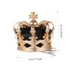 BAZEITFLOW 1pc Crown Hairpin for Halloween Parties Coronation Headdress Party Hair Accessories Charming Design for Festive Celebrations view 2