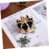 BAZEITFLOW 1pc Crown Hairpin for Halloween Parties Coronation Headdress Party Hair Accessories Charming Design for Festive Celebrations view 3