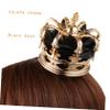BAZEITFLOW 1pc Crown Hairpin for Halloween Parties Coronation Headdress Party Hair Accessories Charming Design for Festive Celebrations view 4