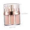 PAMINGONO Travel Makeup Remover Dispenser Push down Sub Bottle Lotion Eye Cream Refill Bottle view 3