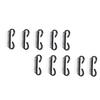 VICASKY 10pcs Nail Brushes for Cleaning Horn Brush Nail Art Tools Fingernail Scrubber Toenail French Tip Buffer Compact Easy to Carry view 1