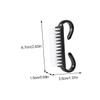 VICASKY 10pcs Nail Brushes for Cleaning Horn Brush Nail Art Tools Fingernail Scrubber Toenail French Tip Buffer Compact Easy to Carry view 2