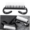 VICASKY 10pcs Nail Brushes for Cleaning Horn Brush Nail Art Tools Fingernail Scrubber Toenail French Tip Buffer Compact Easy to Carry view 3