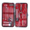 21Pcs High Sharpness Stainless Steel Manicure Tools Set, Nail Clipper Kit with Storage Box for Hand Foot Face Care, Includes Ear Pick Pin and More view 1