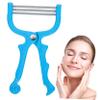 PartyKindom Facial Hair Removing Brush Spring Epilator Handle Face Trimmer for Women Smooth Makeup Forehead Cheeks view 1