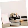 FOMIYES Portable Lockable Jewelry Organizer and Transparent Makeup Storage Box for Travel Clear Crown Case with Padlock and Keys for Vanity Bathroom and Dresser Use view 4