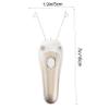 VICASKY USB Rechargeable Facial Hair Remover Electric Epilator Tool for Women Painless Hair Removal Device for Face Arms and More Gold view 2