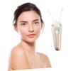VICASKY USB Rechargeable Facial Hair Remover Electric Epilator Tool for Women Painless Hair Removal Device for Face Arms and More Gold view 3