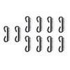 BAZEITFLOW 10pcs Professional Nail Art Fingernail Manicure Cleaning Brush Polish French Nails Brush view 1