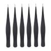 BAZEITFLOW 6pcs False Eyelashes Tweezers Eyebrow Shaper Spoolies for Eyelash Removal view 1