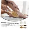 Happyyami 1set Foot Care Pumice Stone Household Foot Massager Pedicure Supplies Scrub Metatarsal Pads Portable Easy to Use view 2