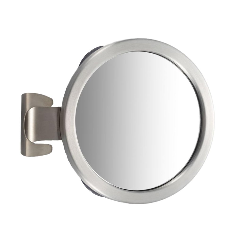 SKISUNO Fogless Shower Mirror Hook Suction Cup Shaving Holder for Bathroom Decor