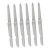 BIUDECO 6pcs Foldable Nail File Professional Stainless Steel Nail Clippers for Manicure Pedicure Compact Design for Home Travel Use view 1