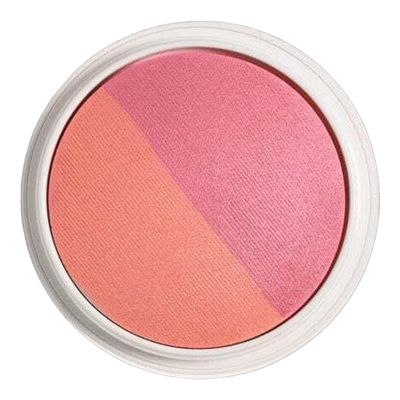 DIBS Beauty The Duet Baked Blush Duo 3-in-1 Blush, Highlighter + Toppe - Color: Spice Gal (Spiced Rose - Sunset Orange)