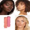 DIBS Beauty The Duet Baked Blush Duo 3-in-1 Blush, Highlighter + Toppe - Color: Spice Gal (Spiced Rose - Sunset Orange) view 3
