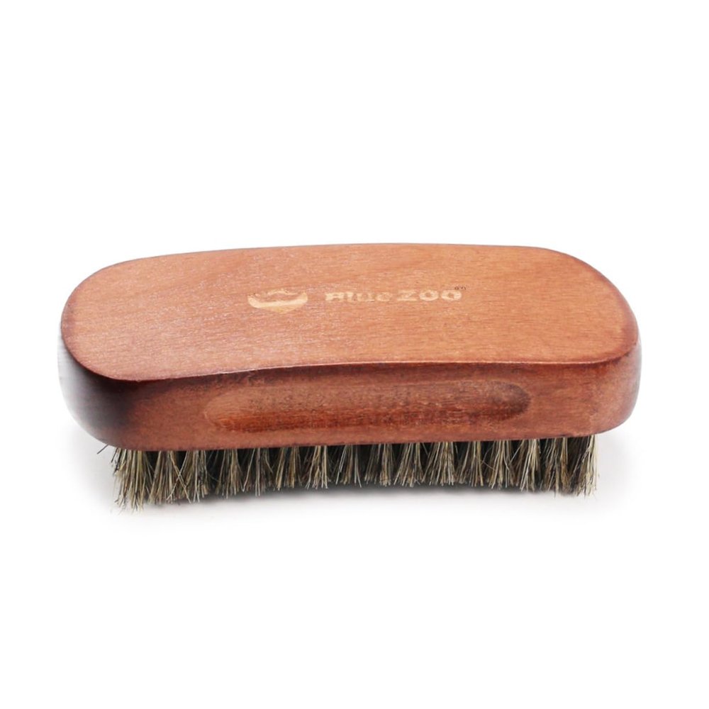 BIUDECO Beard Brush for Men Beech Wood Beard Cleaning Brush Accessory Sturdy Impact-resistant