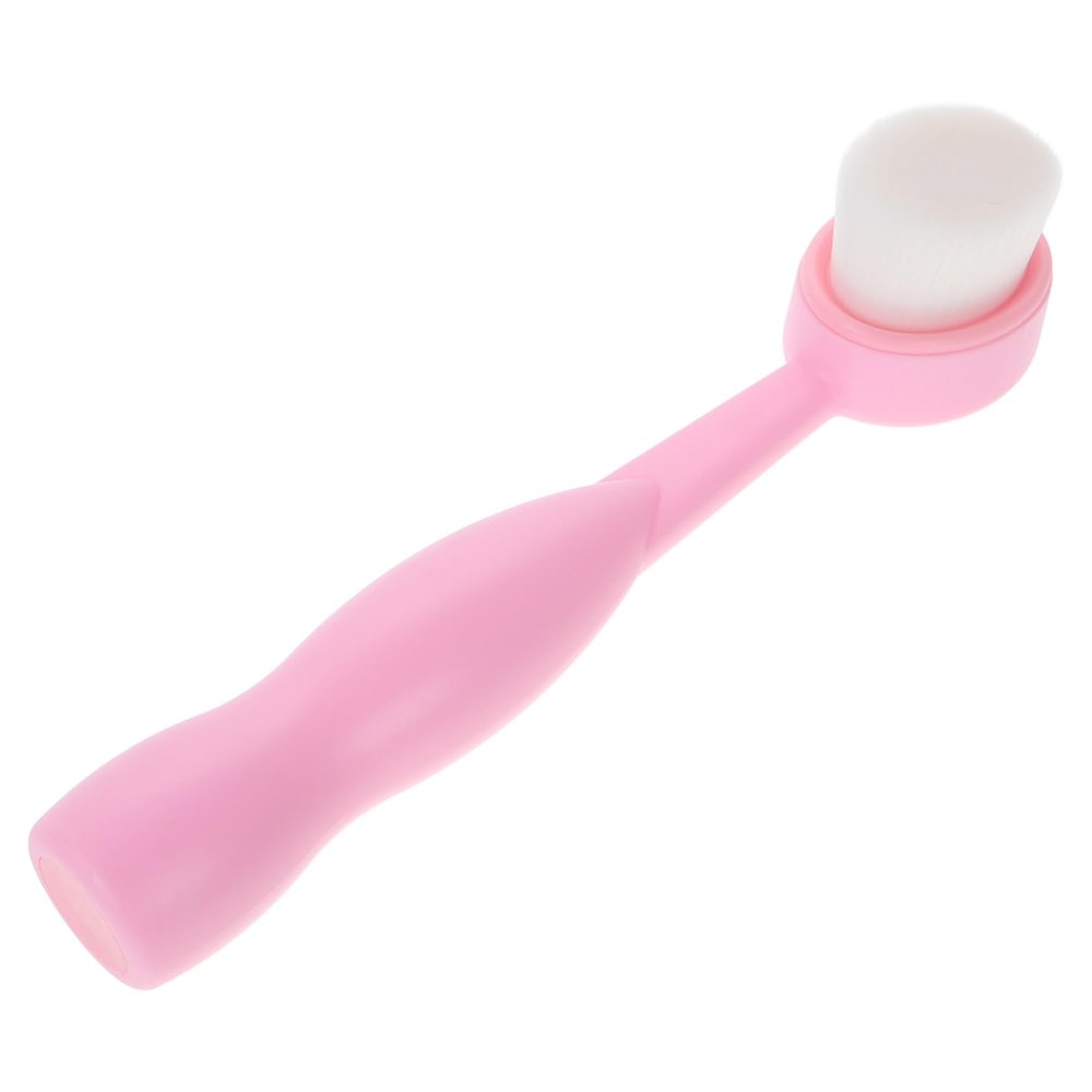 BIUDECO Manual Facial Cleansing Brush Gentle Exfoliating Face Scrubber for Deep Cleaning Soft Bristles for Sensitive Skin for Blackhead and Makeup