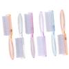VICASKY 6pcs Ergonomic Long Handle Nail Brush Nail Cleaning Brush Acrylic Polish Foot Tools Supplies Random Color view 1