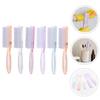 VICASKY 6pcs Ergonomic Long Handle Nail Brush Nail Cleaning Brush Acrylic Polish Foot Tools Supplies Random Color view 2