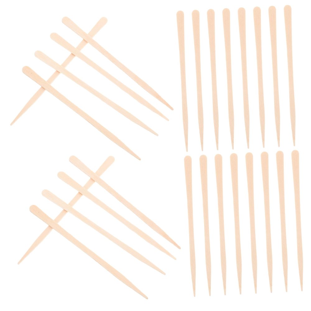 LIFKOME 100pcs Facial Hair Remover Wax Sticks Hard Wax Applicator Kit Body Hair Waxing Applicators for Women Men