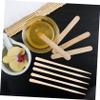 LIFKOME 100pcs Facial Hair Remover Wax Sticks Hard Wax Applicator Kit Body Hair Waxing Applicators for Women Men view 4
