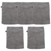 5Pack Microfiber Face Cleansing Gloves Soft Face Washcloths Reusable Makeup Remover Wash Gloves Cloth 21x15CM view 1