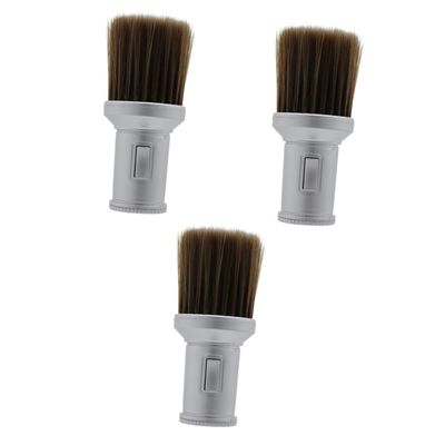 WOONEKY 3pcs Hairdressing Cleaning Brush Barber Brush Neck Duster for Hair Salon