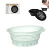 Face Bowl for Ice with Built-In Ice Tray - Collapsible Silicone Bowl with Built-In Ice Tray for Acne Relief, Pore Minimizing & Glowing Skin | Cold Therapy for Home, Travel & Parties (Light Green) view 1