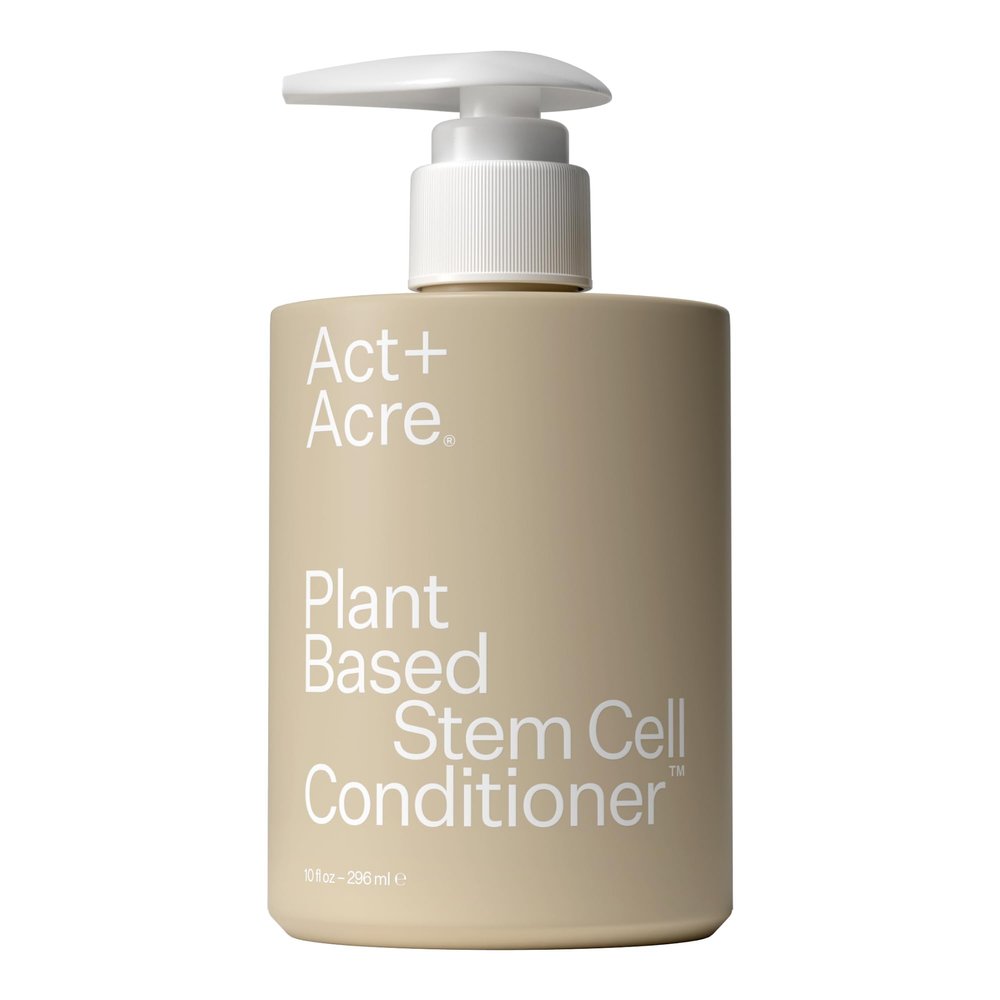 ACT+ ACRE Stem Cell Conditioner | Strengthens Ends, Adds Shine, Hydrates Fine Hair | Apple Stem Cells, Castor Oil, Antioxidants | Lightweight, Vegan, Cold Processed, Color Safe | 10 Fl Oz