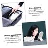 PartyKindom Portable Makeup Organizer Box with Led Mirror Lightweight Cosmetic Carrying Case for Travel Outdoor Activities and Business Trips for Jewelry and Grooming Tools Storage view 3