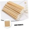 FOYTOKI 100pcs Lipstick Brush Applicator Disposable Lip Brush Lipstick Applicator Sticks Portable Makeup Tools for Women Girls view 3