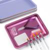Practical Stainless Steel Manicure Equipment Tray Tray False Nails Dish Tools Storage for Nails Accessories view 4